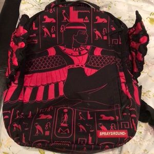 Cleopatra spray ground back pack